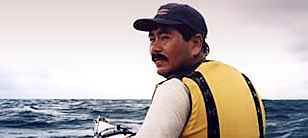 Hyoichi Kohno on Kayak (September 4, Near by Takamatsu, Kushima)