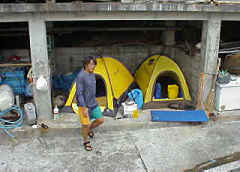 Photo: camping at akuseki