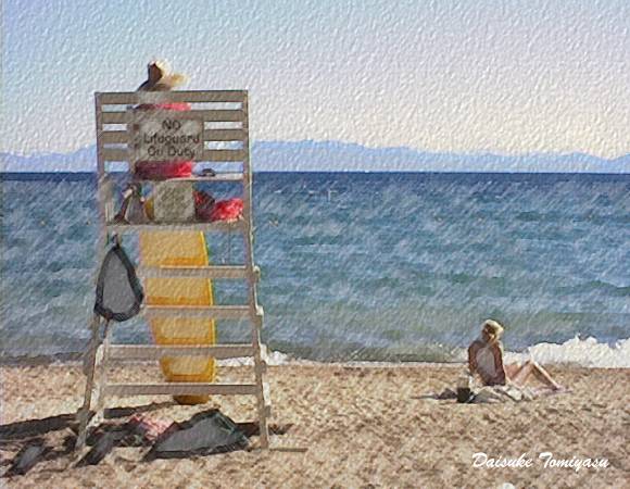 Summer Beach in High Country