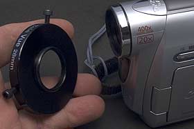 Canon FV500はフィルタ径28mm Canon FV500はフィルタ径28mm