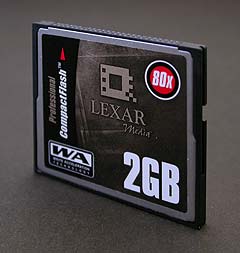 Lexar 2GB 80X Professional CF digital film