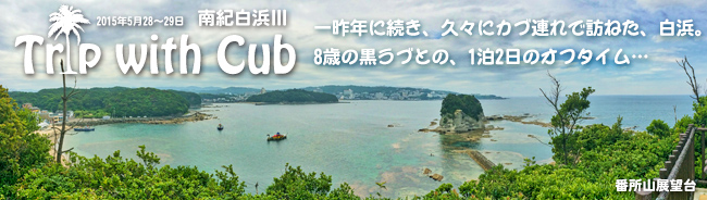 犬連れ小旅行 Trip with Cub 南紀白浜 III