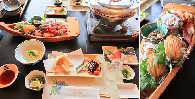 写真 二泊目の夕食 写真 二泊目の夕食